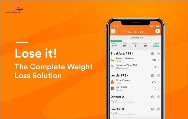 Lose It! là ứng dụng giảm cân phổ biến, được sử dụng rộng rãi trên nhiều nền tảng