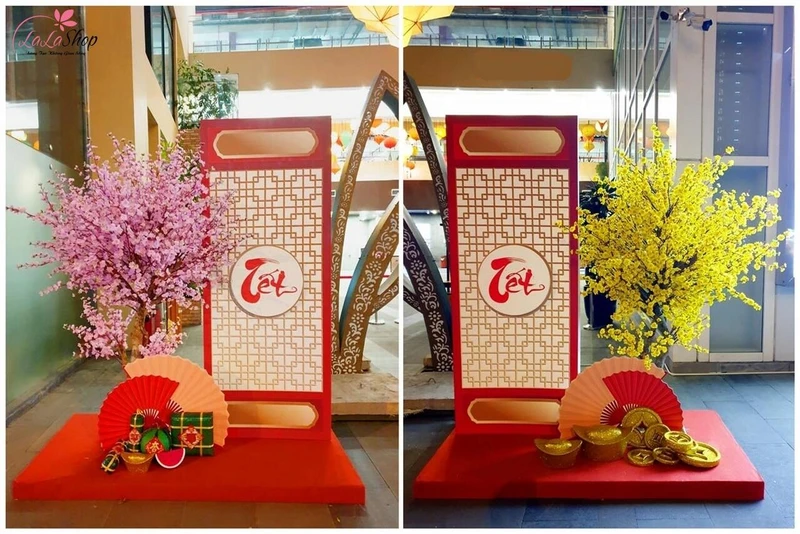 Mai, đào là những loài hoa đặc trưng ngày Tết