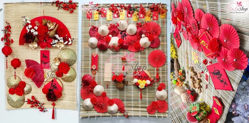 Mành tre giúp tạo sự riêng biệt và là món đồ trang trí truyền thống vào Tết