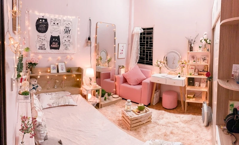 Mẫu decor trang trí phòng ngủ 2