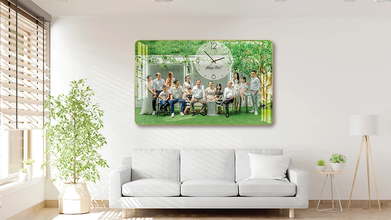Những mẫu đồng hồ treo tường in theo yêu cầu siêu đẹp tại Lala