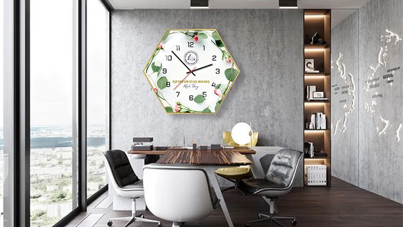 Những mẫu đồng hồ treo tường in theo yêu cầu siêu đẹp tại Lala