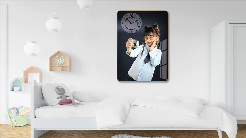 Những mẫu đồng hồ treo tường in theo yêu cầu siêu đẹp tại Lala