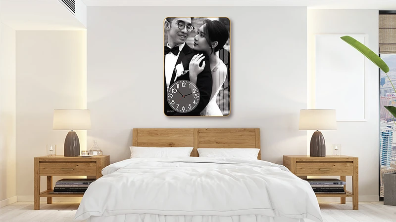 Những mẫu đồng hồ treo tường in theo yêu cầu siêu đẹp tại Lala