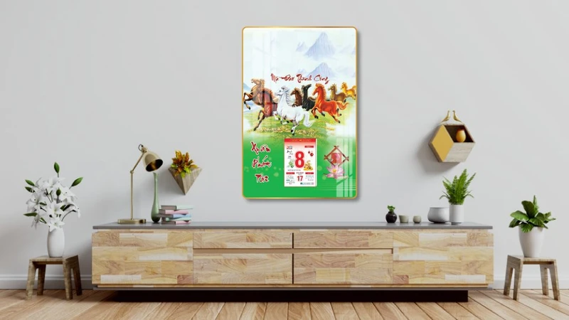 Mẫu lịch treo tường Tết thiết kế và in theo yêu cầu đẹp nhất tại Lala