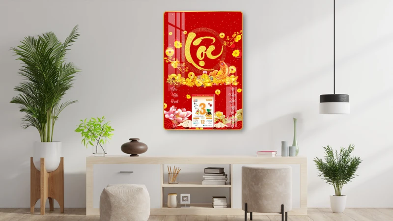 Mẫu lịch treo tường Tết thiết kế và in theo yêu cầu đẹp nhất tại Lala