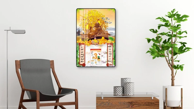 Mẫu lịch treo tường Tết thiết kế và in theo yêu cầu đẹp nhất tại Lala