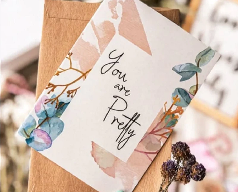 Mẫu thiệp chúc mừng ngày 20/10 handmade đơn giản