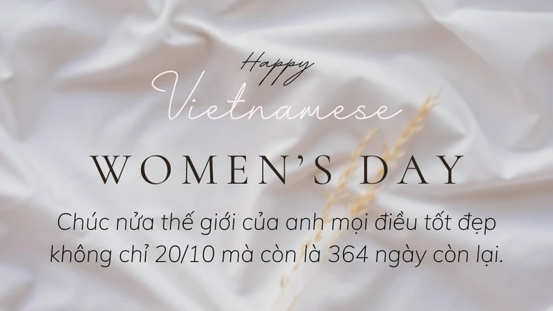 Mẫu thiệp chúc mừng ngày 20/10 tặng người yêu