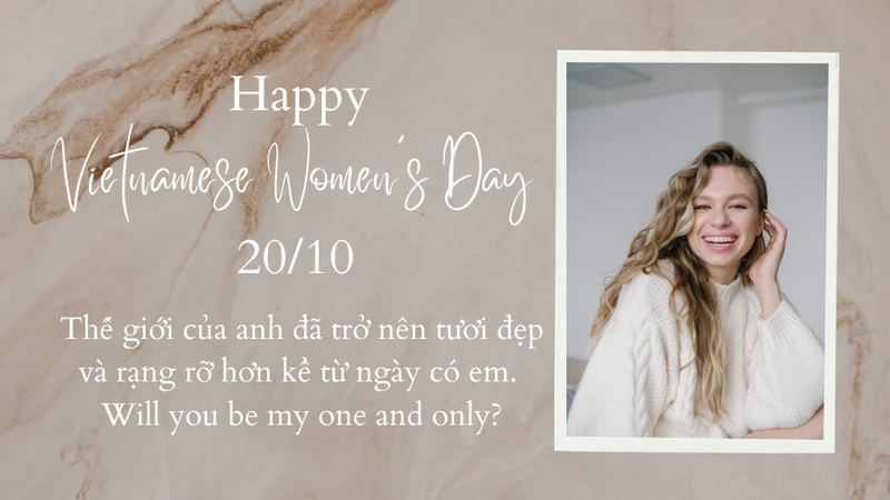 Mẫu thiệp chúc mừng ngày 20/10 tặng người yêu