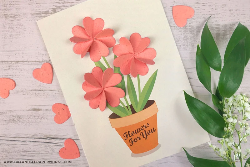 Mẫu thiệp hoa chúc mừng ngày 20/10