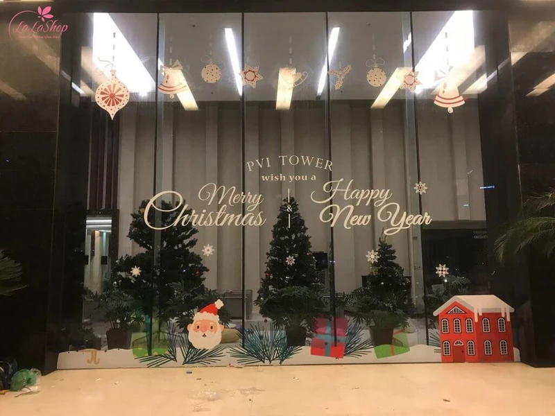 Mẫu trang trí Noel được yêu thích mẫu 1