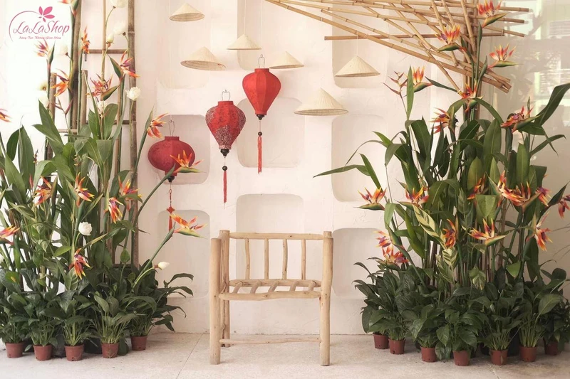 Mẫu trang trí Tết được yêu thích mẫu 4