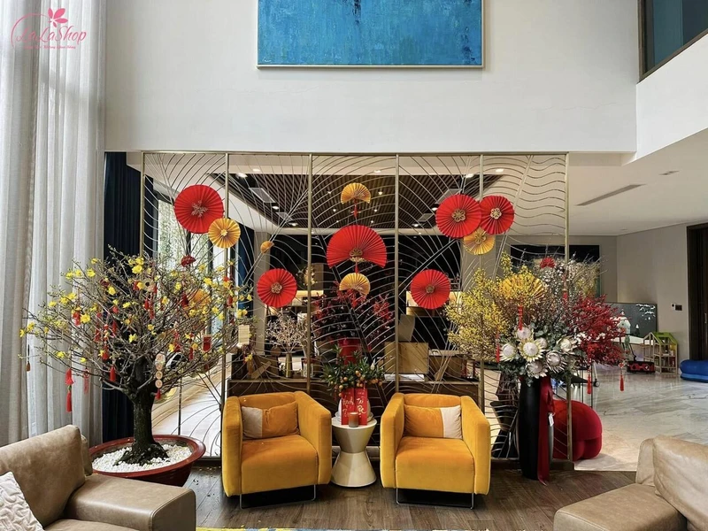 Mẫu trang trí Tết được yêu thích mẫu 6