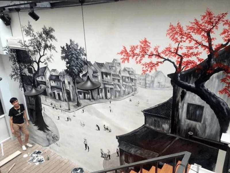 Dịch vụ vẽ tranh tường 3D giá rẻ siêu đẹp chuyên nghiệp tại TpHCM