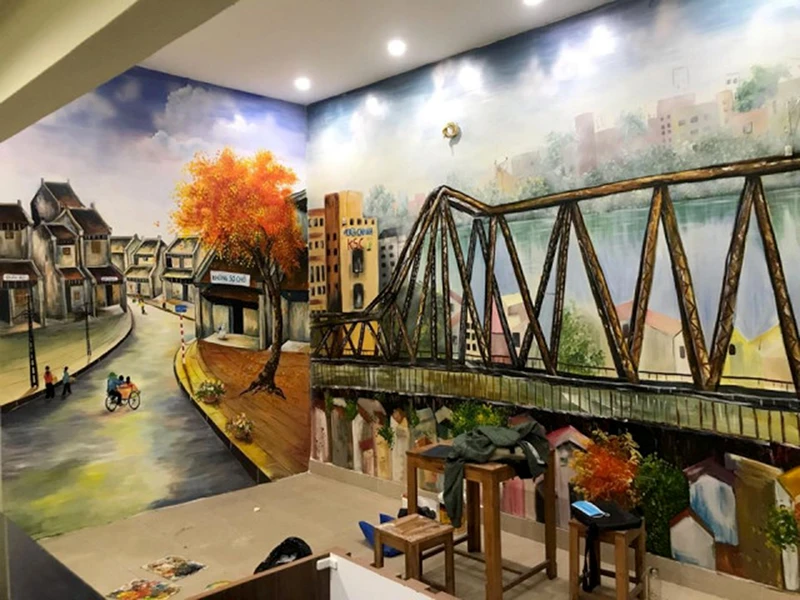 Dịch vụ vẽ tranh tường 3D giá rẻ siêu đẹp chuyên nghiệp tại TpHCM