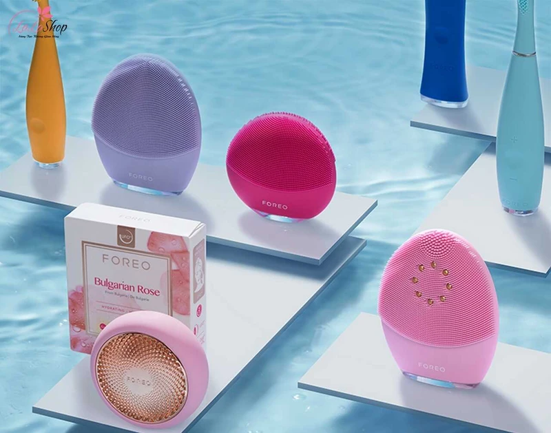 Máy rửa mặt giúp làm sạch sâu các bụi bẩn trên da