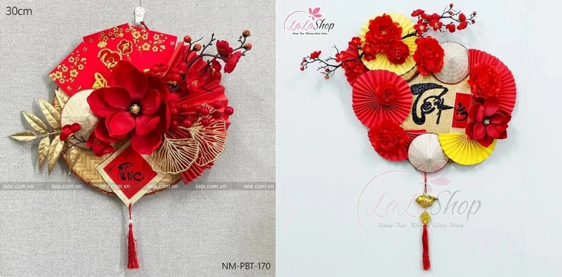 Mẹt tre có thể được gắn phụ kiện hoặc vẽ lên để trở thành món đồ trang trí