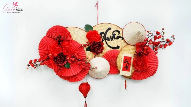 Mẹt tre được trang trí vô cùng bắt mắt