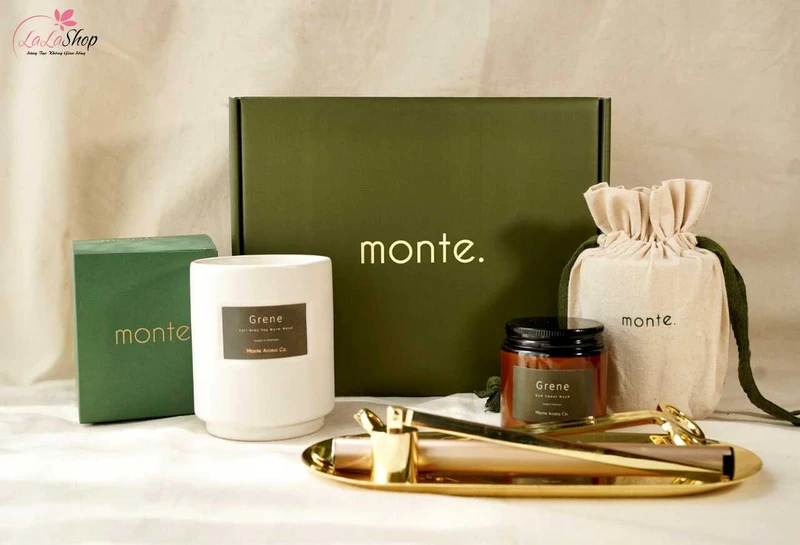Monte Aroma chuyên bán nến có mẫu mã đẹp mắt thích hợp làm quà tặng doanh nghiệp