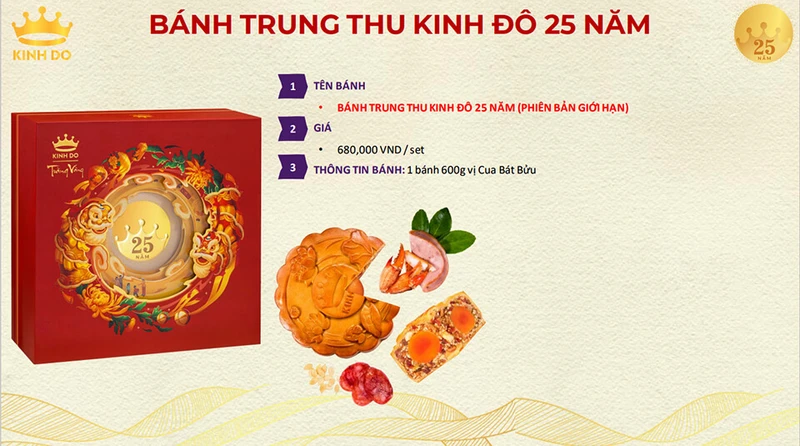 Một hộp bánh trung thu cao cấp sang trọng là món quà trung thu hoàn hảo tặng sếp