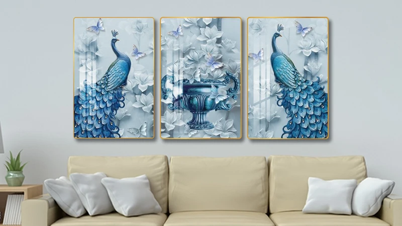 Một trong những bức tranh treo cầu thang hợp phong thuỷ đẹp và ý nghĩa nhất