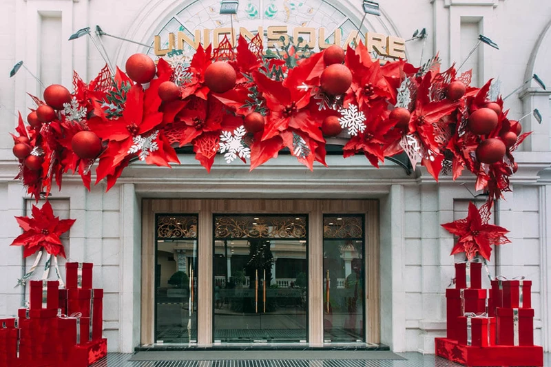 Một trong những cách trang trí cổng noel siêu đẹp và ấn tượng nhất 2023