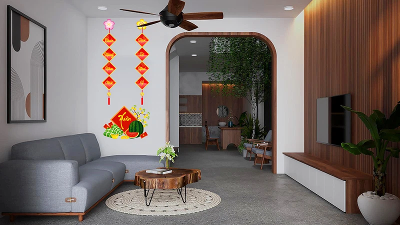 Một trong những cách trang trí phòng khách chung cư đơn giản nhưng tinh tế nhất