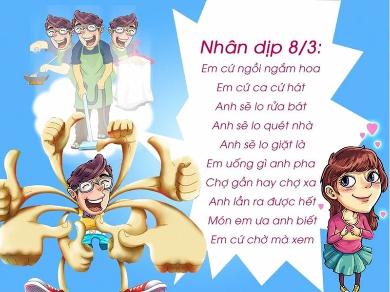 Một trong những lời chúc 8/3 vừa hài hước vừa bá đạo nhất