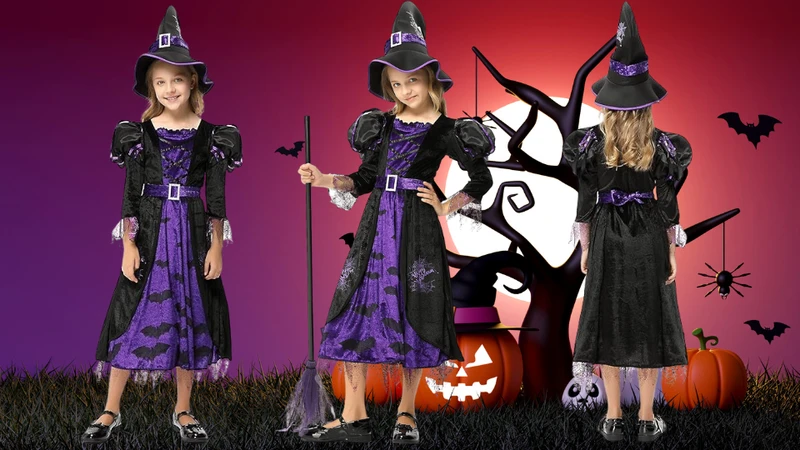 Một trong những ý tưởng hóa trang Halloween cho bé gái đơn giản mà đẹp