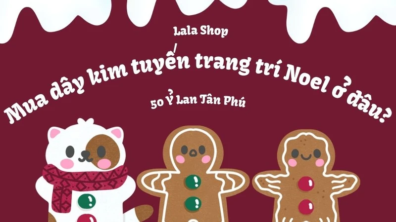 Mua dây kim tuyến trang trí Noel ở đâu giá rẻ đẹp tại TpHCM?