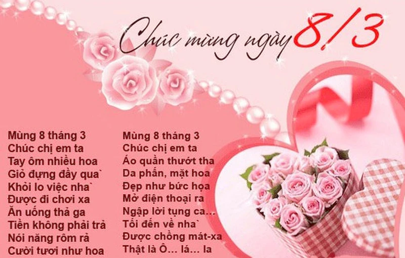 Những bài thơ chúc mừng ngày 8/3 tặng sếp hay nhất