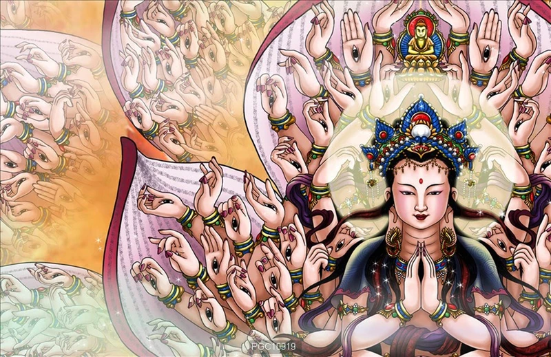 Những hình ảnh Phật Quan Âm nghìn tay nghìn mắt đẹp nhất
