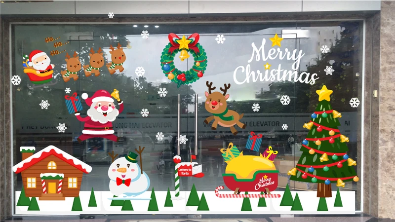 Những mẫu decal trang trí noel mẫu mới siêu đẹp tại Lala
