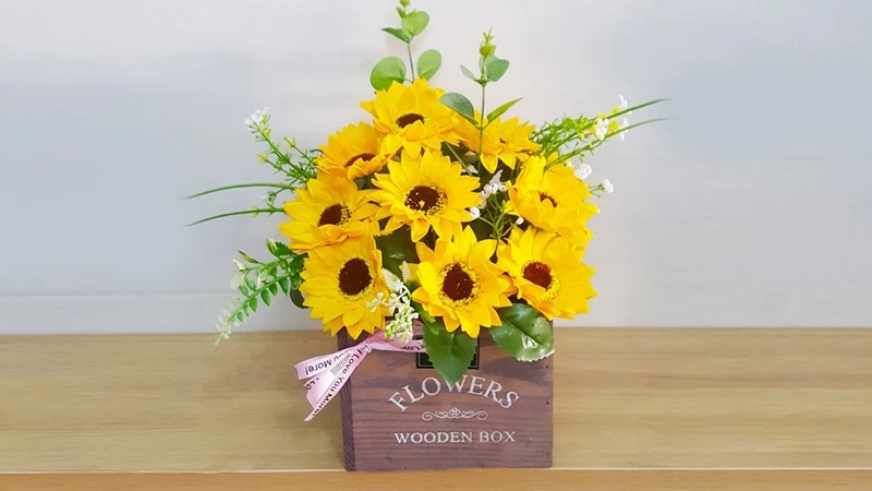 Cách cắm hoa hướng dương 20/11 đơn giản nghệ thuật siêu đẹp