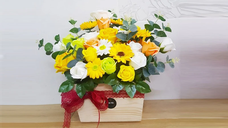 Cách cắm hoa hướng dương 20/11 đơn giản nghệ thuật siêu đẹp