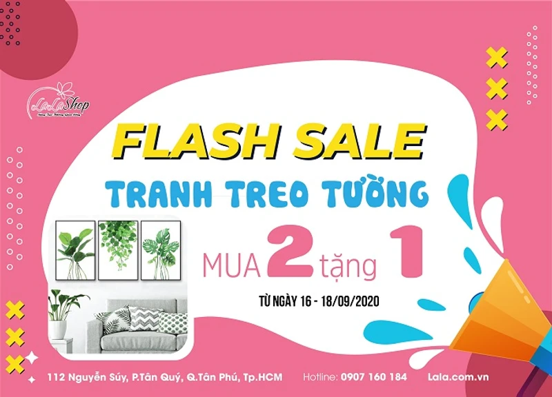 Flash sale mua 2 tặng 1