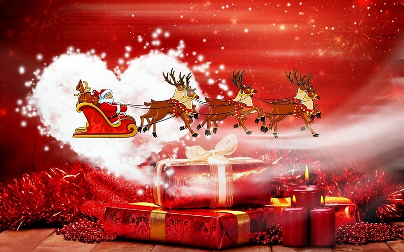 Ông già Noel cưỡi tuần lộc rất quen thuộc nhưng vẫn rất được khách hàng lựa chọn