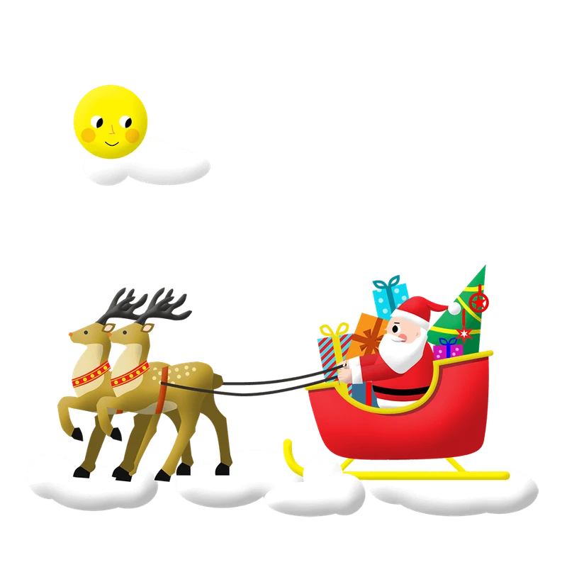 Tổng hợp những hình ảnh ông già noel cưỡi tuần lộc đẹp nhất 2025