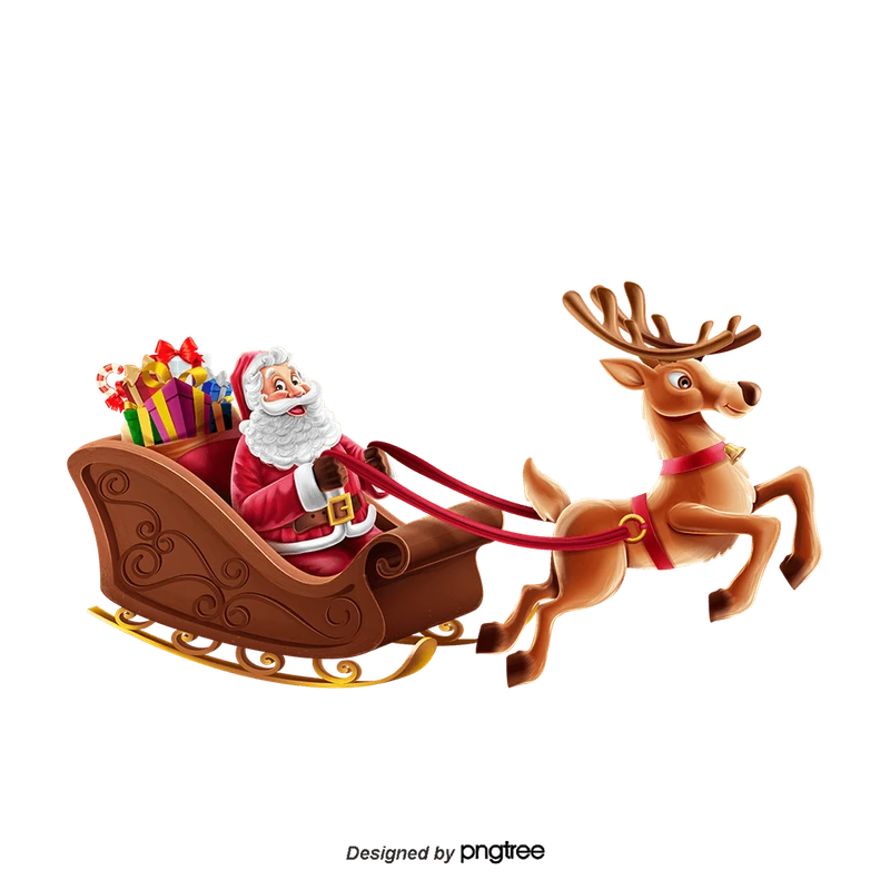 Tổng hợp những hình ảnh ông già noel cưỡi tuần lộc đẹp nhất 2025