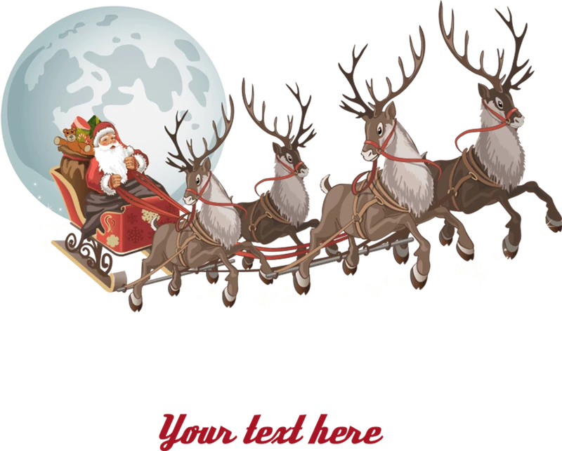 Tổng hợp những hình ảnh ông già noel cưỡi tuần lộc đẹp nhất 2025