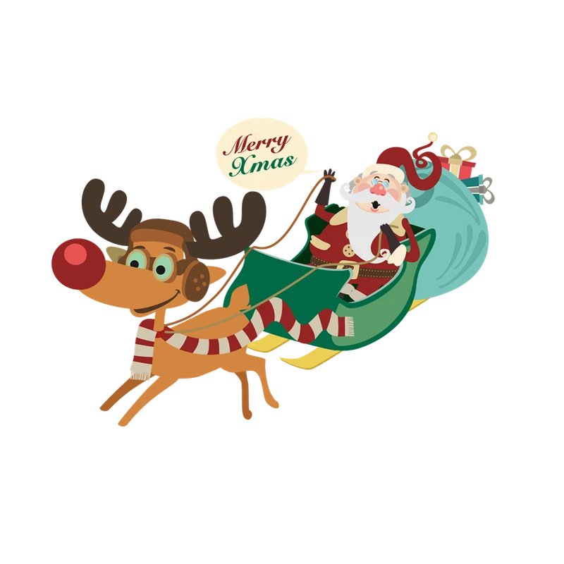 Tổng hợp những hình ảnh ông già noel cưỡi tuần lộc đẹp nhất 2025