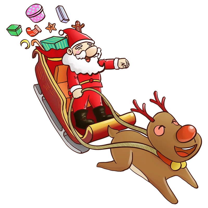 Tổng hợp những hình ảnh ông già noel cưỡi tuần lộc đẹp nhất 2025