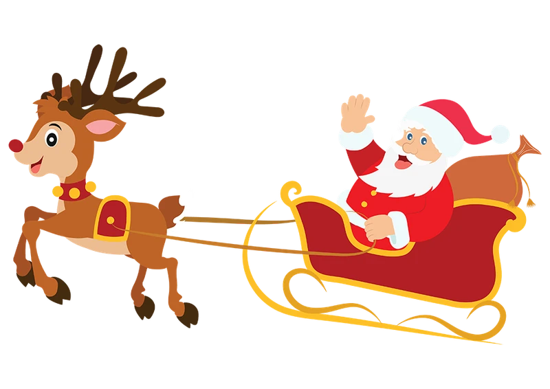 Tổng hợp những hình ảnh ông già noel cưỡi tuần lộc đẹp nhất 2025