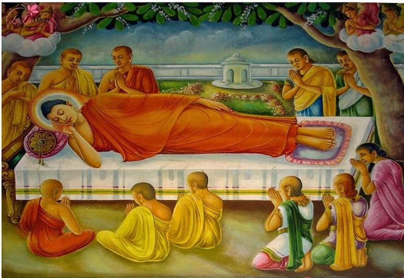 Phật Thích Ca nhập cõi Niết bàn sau khi giáo hoá chúng sinh viên mãn