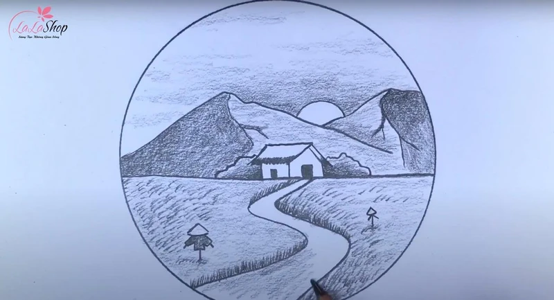 Thêm chi tiết cho cánh đồng