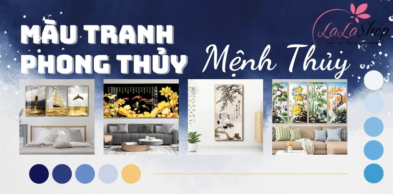 Theo ngũ hành, mệnh Thủy hợp với các màu xanh, đen, trắng và ánh kim