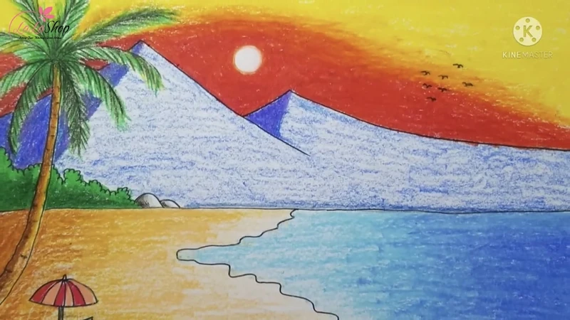 Tô màu các chi tiết còn lại để hoàn thiện bức tranh