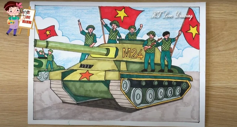 Tô màu cho bức tranh