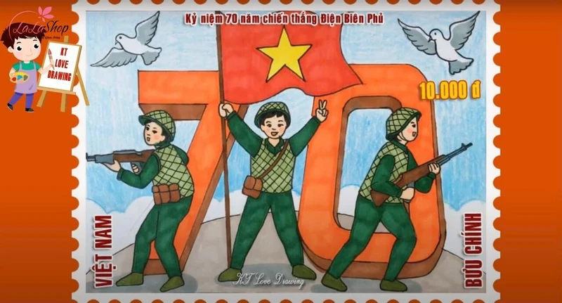 Tô màu để bức tranh được hoàn chỉnh